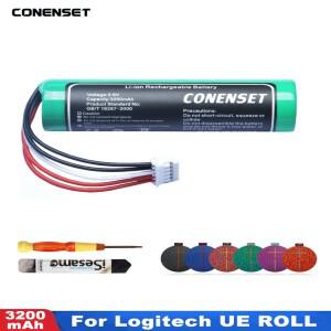 로지텍 UE 롤 2 이어 붐용 교체 배터리  블루투스 스피커 부품 액세서리  WS600 3.6V  3200mAh