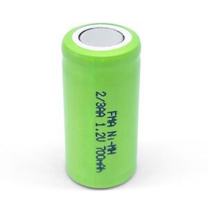 3pcs 1.2V Ni-MH 700mAh Ni-Cd 2/3AA 충전식 배터리 DIY 전기 면도기 무선 휴대폰 셀 내부