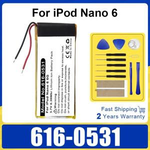 iPod Nano6 6G 6세대 MP3 리튬 폴리머 충전식 6 배터리 + 도구용 새 교체 616-0531