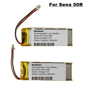 Sena 50R   50R-01D 바이크 오토바이 스포츠 헤드셋  리튬 폴리머 교체 배터리  3.7V  1200mAh