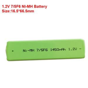 호환호환 소니 호환호환 MD CD 카세트 플레이어용 껌 배터리  Ni-MH 7/5 F6 셀  7/5F6  1450mAh  1.2V
