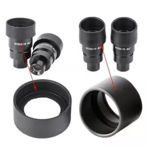접안 렌즈 아이 컵 캡 한 쌍의 쌍안경 가드 스테레오 현미경 부품 망원경 내경 32mm-3 Flat for angle