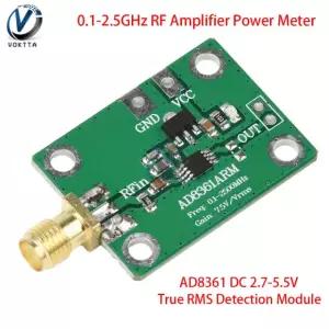 AD8361 0.1-2.5GHz RF 증폭기 전력계 True RMS 감지 모듈 AM 진폭 0.12.5GHz