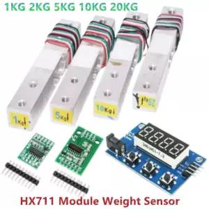 AD 모듈 무게추 센서, 로드 셀, 전자 체중계, 알루미늄 합금 계량 압력 1KG, 2KG MINI HX711
