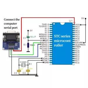 1/5/10Pcs MAX3232 RS232-TTL 직렬 포트 변환기 모듈 Arduino 5개