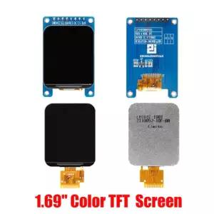 1.69 TFT LCD IPS 컬러 디스플레이 스크린 모듈, ST7789 컨트롤러 드라이버 Bare Screen