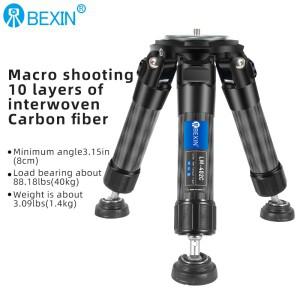 호환 LM362C/LM402C DSLR 카메라용 10 레이어 카본 삼각대 2 섹션 헤비 듀티 스탠드 저중력 볼 짧은 센터