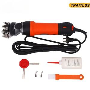 220V 690W 6단 속도 전기 양 염소 털 깎기 기계 트리머 도구 양털 가위 절단 박스 포함