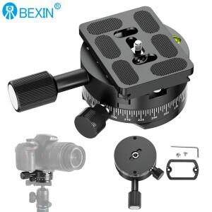 호환 퀵릴리스 클램프 파노라마 촬영 카메라 삼각대 플레이트 마운트 클립 세트 dslr arca 스위스 qr