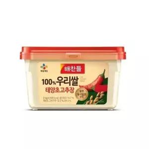 해찬들 우리쌀로만든 태양초 골드고추장 2kg 1개