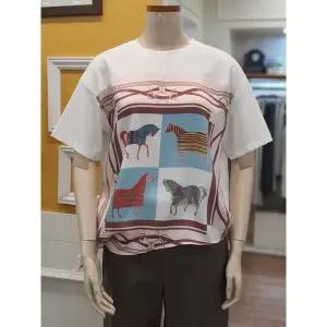 [BCBG] 필릭스 프린트 티셔츠 B5B4X421