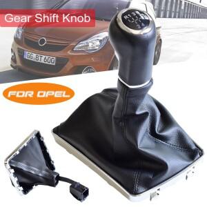 VAUXHALL OPEL ASTRA III H 1.6 2004-2010 수동 5 6단 기어 스틱 레버 노브 시프터 (가죽 방진 커버 )