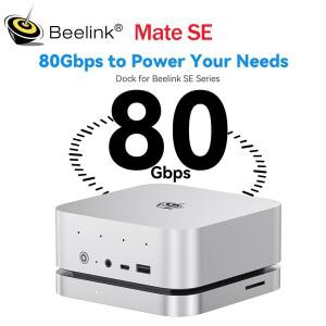 2025 Beelink Mate SE-A 도킹 스테이션 썬더블로트 5 고속 SER8 Pro SEi14 노트북 게이밍 컴퓨터 EX