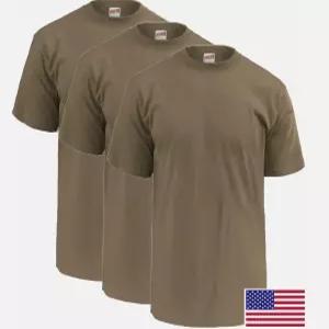 SOFFE 미군 OCP 탄색 반팔티 3팩 USA 신형 폴리코튼 군용 티셔츠 US Army 트레이닝 티셔츠 USA