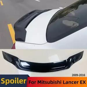 LED전구 레이싱 리어 스포일러 윙 테일 에어포일 ABS 튜닝 부트 립 글로시 블랙 바디 키트 미쓰비시 랜서 E