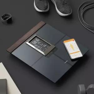 무아스 스마트 핸드바 LCD 빌트인 바디 체지방 체중계