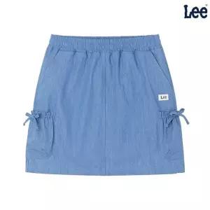{백화점 정품} Lee 키즈 린넨데님 카고 롱 스커트 LK2602SR74