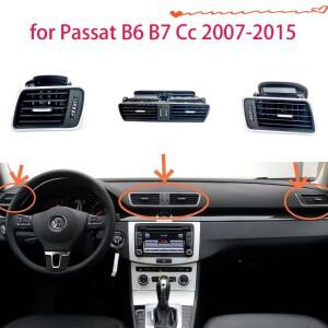 Passat B6 Cc 2007-2015 계기판 공기 배출구 센터 콘솔 에어컨 냉풍 난방