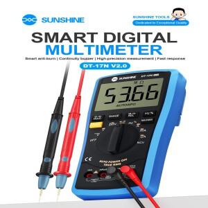 SUNSHINE DT-17N 자동 범위 LCD 디스플레이 멀티미터 디지털 수리 도구용 계측기 테스터