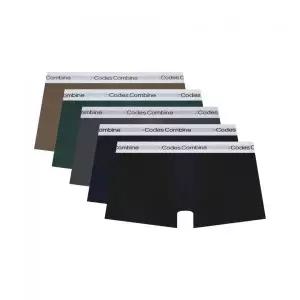 CODES COMBINE INNERWEAR 아스킨 화이트밴드 드로즈 5PACK