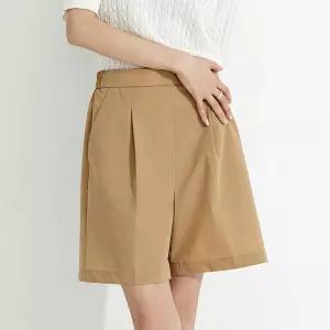 [클라비스][클라비스] [쿨 슬랙스닝] 큐롯 4부 반바지 (CVTWD3703N-T)