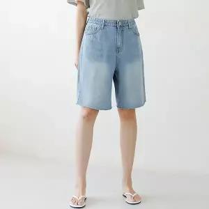 [하프클럽/](~100size)하이퍼5부데님팬츠 PTF3064
