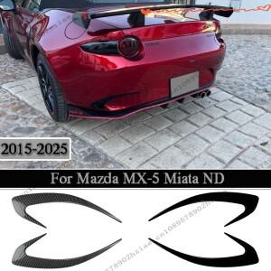 마쯔다 MX-5 미아타 ND 2015-2025 차량용 리어 사이드 범퍼 립 스플리터 스포일러 바디 키트 보호 액세서리