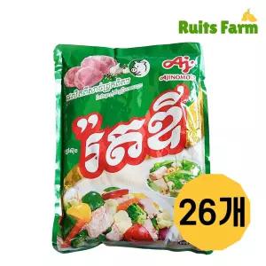 [루츠팜] 캄보디아 로띠무 400gX26개 1박스 포크 플레이버 시즈닝 돼지고기 조미료 돼지고기맛