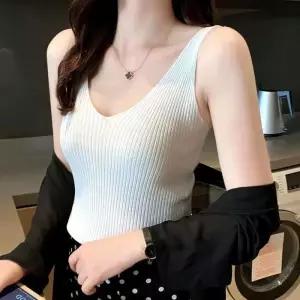 [룽스_62]스퀘어넥 캡내장 이너 나시 민소매 슬리브리스