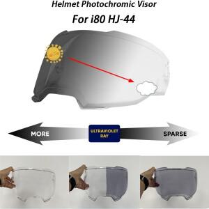 HJC I80 HJ-44 i80 헬멧 바이저 고글 용 바이크 오토바이 포토 크로 믹 hromic Tea black 자동으로 렌즈를