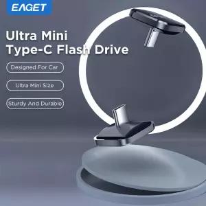 EAGET 미니 자동차 타입-C USB 2.0 플래시 드라이브 8GB/16GB/32GB/64GB U8C 플러그앤플레이 휴대용 메모리