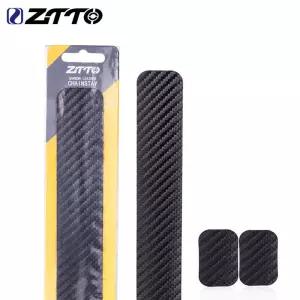 ZTTO 자전거 체인 보호대 탄소 섬유 사이클링 프레임 스테이 게시 된 MTB 케어 가드 커버 액세서리