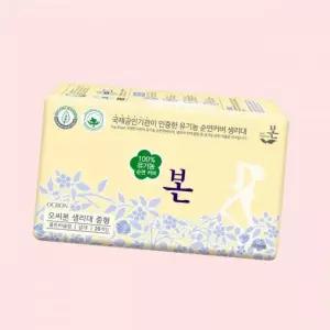 유기농본 장바구니 유기농 순면 울트라소프트 생리대 중형 4605245