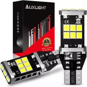 AUXLIGHT 921 912 906 904 T15 W16W 921A 오류 없는 백업 리버스 3rd 브레이크 센터 하이 마운트 스톱 전구