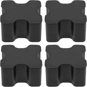 Rdxcv 4 PCS 고무 코일 스프링 스페이서 1인치에서 1.5인치 강화를 위한 차량 트 블록 고강도 자동차 전면