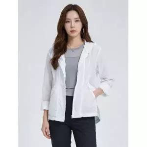 샤트렌 화이트 심플 유니크 후드넥 점퍼 HCBMJP203 409827