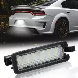 2015-2023 충전기용 DouMann LED 번호판 조명 챌린저용 크라이슬러 300용 컴퍼스 2017-2022용 6500K 태그