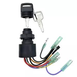 Mercury 87-17009A2 87-17009A5 아웃보드 컨트롤 박스 모터의 새로운 보트 점화 키 스위치 교체 2개의 3