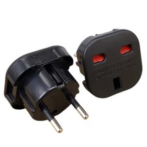 1pcs EU Eletrical 소켓 영국 여행 플매트 카펫 러그 어댑터 전기 변환기 콘센트 AC 전원 케이블
