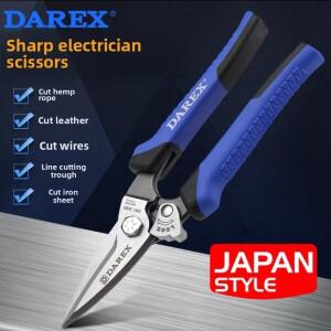 전문 DAREX 헤비 듀티 전기 가위 와이어 용 항공 주석 자르기 플라스틱 파이프 로프 가죽 공예 절단 도구