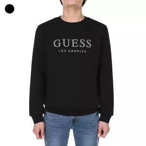 게스 GUESS 본사직영 남성 체크원단 FLEECE SWEATSHIRT KN4K04C11211487