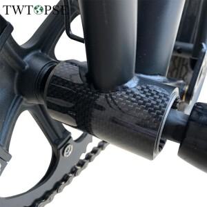 TWTOPSE 탄소 자전거 프레임 보호대 Brompton 접이식 하단 브래킷 BB 스티커 가드 패드 3SIXTY