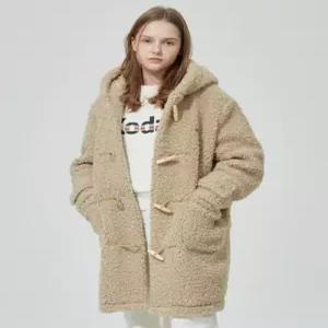 코닥 브라우니 더플 롱 플리스 자켓 BEIGE K4322LFJ95BEI