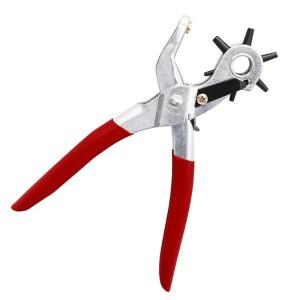 가정용 가죽 벨트 구멍 펀치 플라이어  다기능 원형 DIY 도구  시계 밴드 스트랩