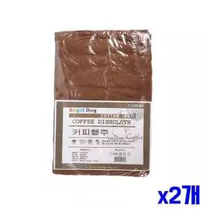 빠른 10P 건조 빨아쓰는행주 x2개 면행주 커피 주방잡