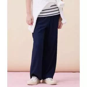 매장정품 빈폴 키즈 BEANPOLE KIDS 여아 골지 와이드 팬츠 네이비 (BI6121G05R) BI6121G05R 262794