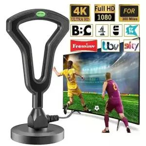 UHD안테나 TV 실내 지상파 수신기 베이스 디지털 HD 안테나 수신 실외 2024