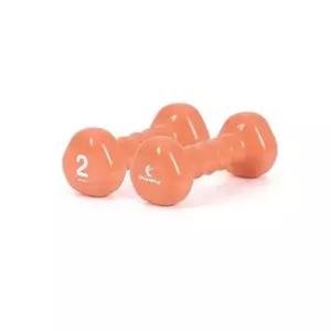 [아웃도어스/셀러허브_아웃도어]간단한운동 PVC 삼각 아령 밀키오렌지 2kg