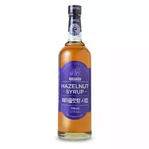 메가커피 쥬피터 헤이즐넛시럽 740ml 1박스 6개