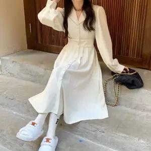 카라넥 뒷밴딩 코듀로이원피스 롱원피스 날씬 여성